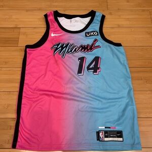Nike Tyler Herro Miami Heat “Vice City” 2020-2021 Swingman NBA Jersey Size L 48